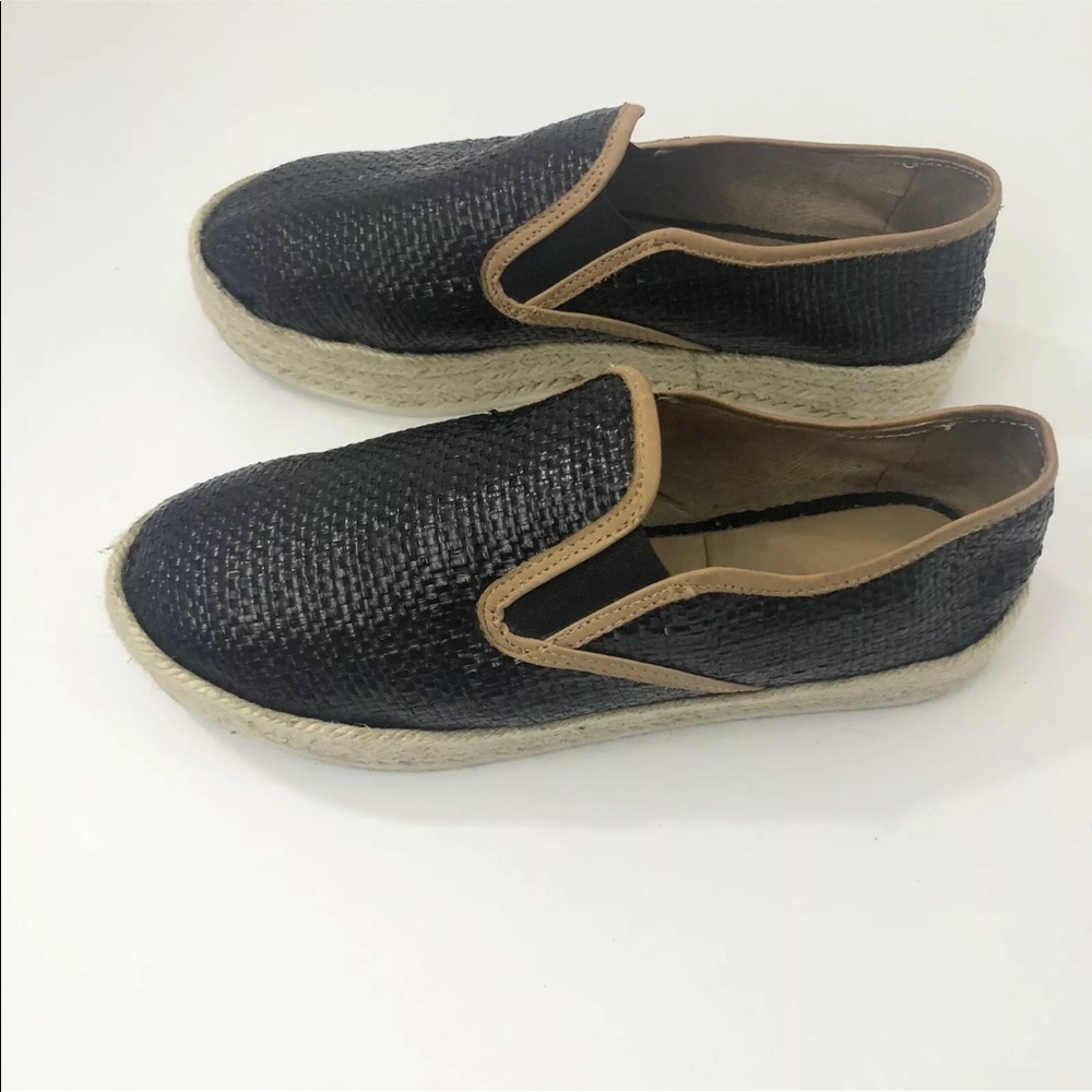 MATT BERNSON Azure Raffia Espadrille Platform  8